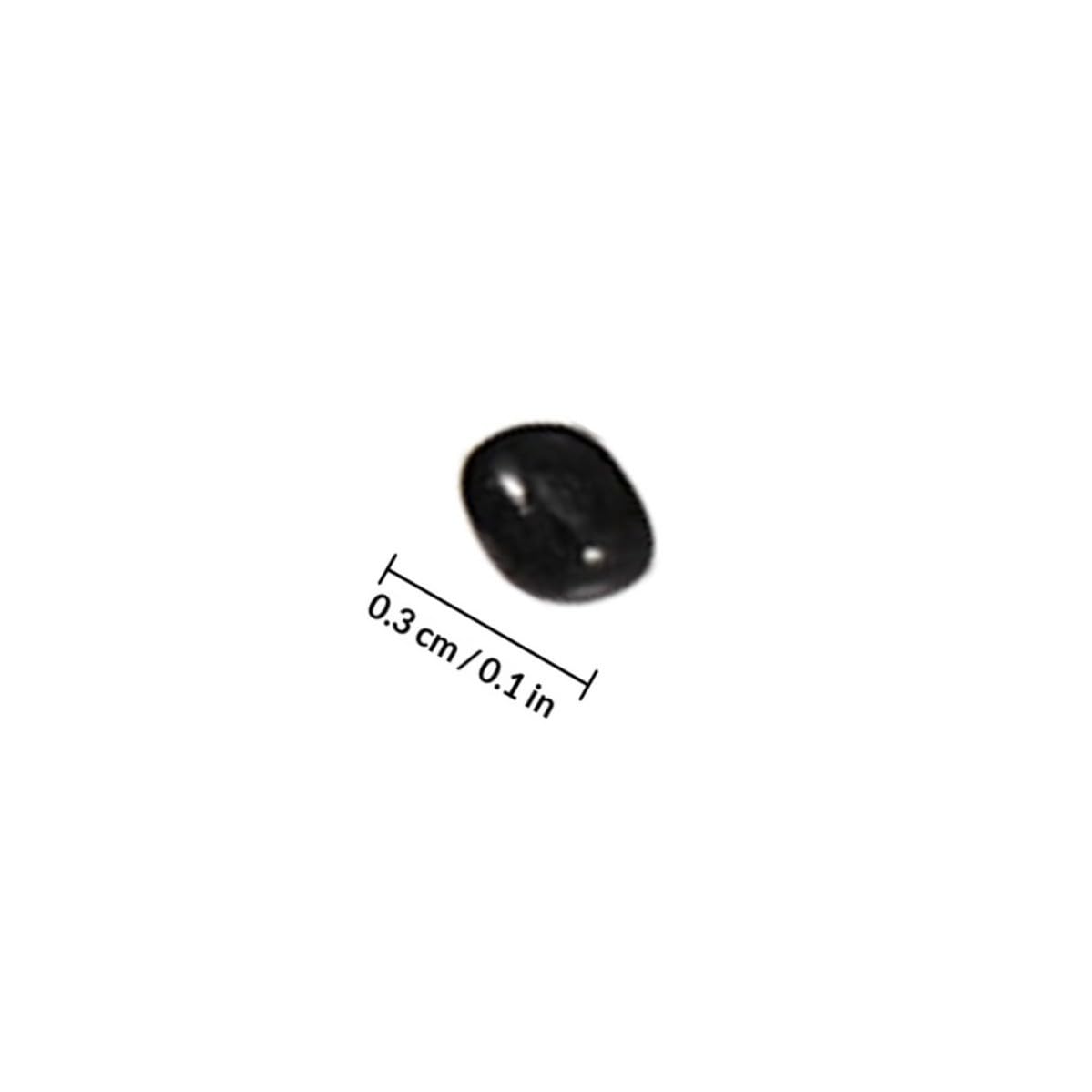 Beavorty Gravier Noir pour Aquarium en Sable de Verre, Décoration Naturelle Effet Lumineux, Poids Environ 1900g, pour Aquarium et Plantes Artificielles