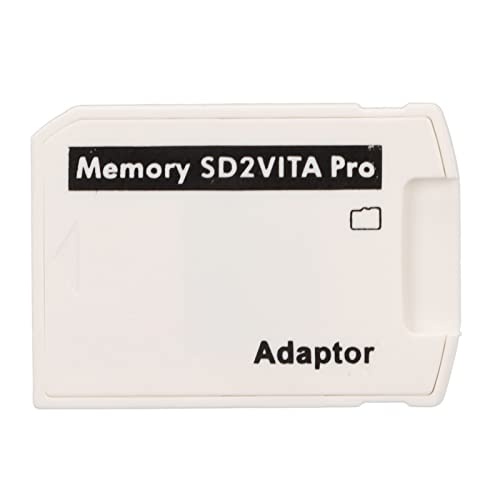 para Adaptador de Tarjeta de Memoria SD2Vita PS Vita, Adaptador Micro SD PS Vita 1000 2000 PS TV, para Firmware HENkaku Enso o Versión 3.6 y Superiores