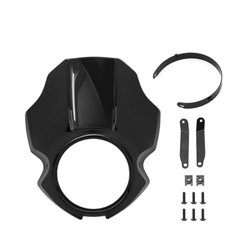 Couvercle de carénage phare noir brillant pour Rebel CMX 300 500 17-22