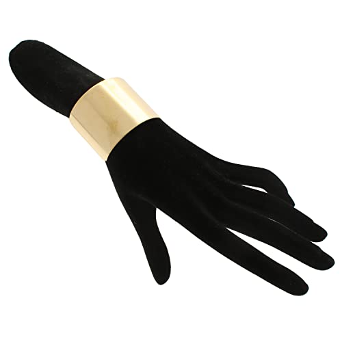 The Beadsmith Bracelet Cuff – Made of Raw Brass – Adjustable, Open Bangle for Men and Women - Flat Style, 1-1/2-Inch Wide – Minimalist Design Jewelry – Can Be DIY Custom Designed3