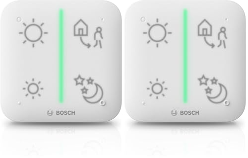 Image of Bosch Smart Home universal switch II for controlling smart devices, 4 buttons can be configured with personal actions (Pack of 2)