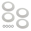 New Version 4 Packs 7301111-0070A Flush Valve Seal Kit Replacement - Exact Fit for American Standard Toilets Flush Valve Seal Replacements for Toilets