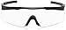 Smith Optics Elite Aegis Arc Asian Fit Eyeshields, Clear/Gray, Black
