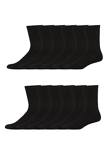 Chaussettes Hanes Men's FreshIQ pour le sport et le quotidien en lot de 12 paires de mi-bas