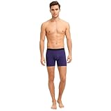 Unterwäsche für Herren, Boxershorts, kühles und atmungsaktives feuchtigkeitsableitendes Slip, kein Hochrutschen, marineblau, XXL