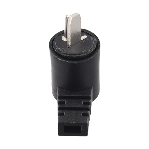 Image of Auratrove 2 Pin DIN Right Angle Speaker Connector, Screw Terminal Audio Socket for Hi-Fi Cable Termination, Black 2-Pack
