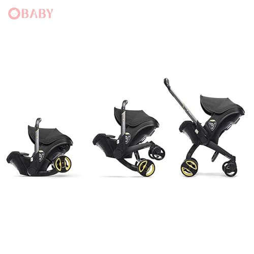 Image of OBABY Car Seat /Travel Stroller /Convertible /Adjustable seat / 5 Point Safety Harness /Ergonomic /Foldable seat /Multi-Position Stroller for New Born and Toddler