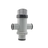 11872 Dual Split Hose Plunger Valve Hose Connector for Above Ground Pool, Pool Hose Adapter and Pool pump Pipe Dual Split conector, replacement for Intex 11872 Dual Split Hose Plunger Valve (1pack)