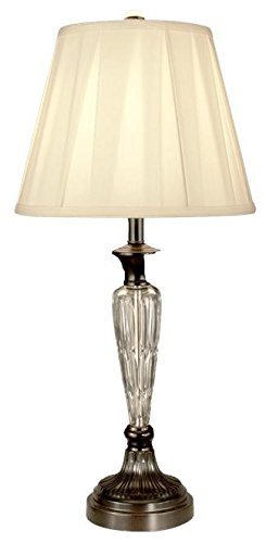 Dale Tiffany GT11222 Vena Crystal Table Lamp, 13" x 13" x 27.5", Bronze