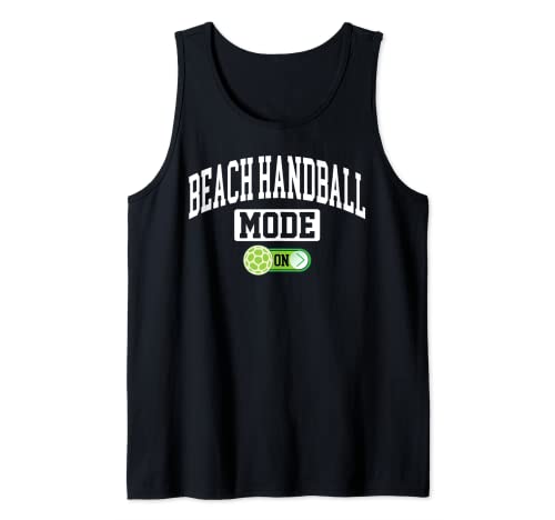 Beach Handball Mode on - Funny Beach Handball Player Camiseta sin Mangas