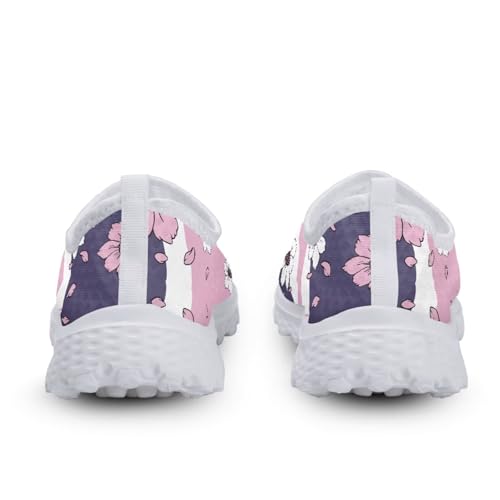 chaqlin Womens Ladies Walking Running Shoes Cute Print Slip On Lightweight Casual Tennis Sneakers Clothes Shoes4