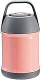 Yalych Lebensmittelbehälter aus Edelstahl, ultimativer vakuumisolierter, doppelwandiger Lebensmittelbehälter – 8 bis 12 Stunden heiß und kalt, blau||450 ml pfannen (Color : Pink, Size : 560ml)