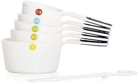 OXO Good Grips 6-Piece Plastic Measuring Cups- White - Thumbnail 2