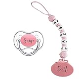 Personalized Pacifier Clip with Name, pacifer, Pacifier with Name