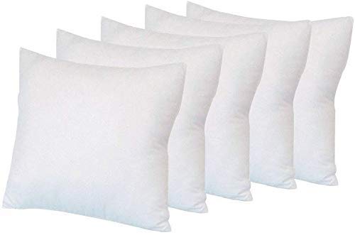 UPDHANM Hotel Quality Microfiber Cushion Filler Set of 5 Size (16 x 16)