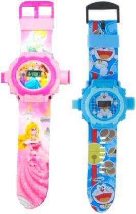 S S TRADERS Combo of 24 Image Projector Digital Blue & Pink Kids Watch (B07VPQNK9R) Amazon Price History, Amazon Price Tracker