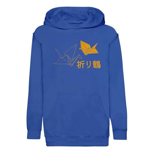 Sweat à capuche enfant origami haut de gamme motif Asie art