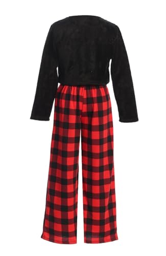 Dreamer Little Girls Long Sleeve Cardigan Sweater Open Shrug Front Pant Set2