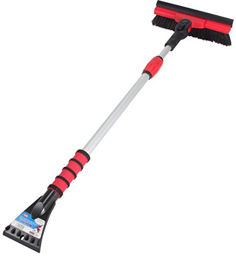 Mallory 583-Ep Snow Brush With Pivot Head And Aluminum 34 To 52 In Extension Pole #TOP1