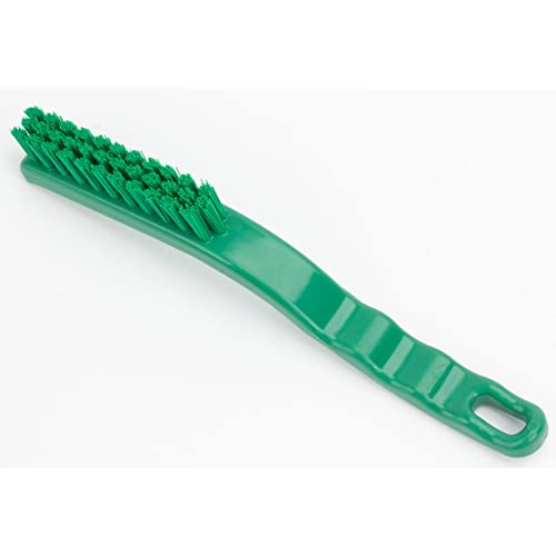 Image of SPARTA Detail Brush Grout Brush, Crevice Brush with Hanging Hole for Bathroom, Kitchens, Countertop, Plastic, 9 Inches, White