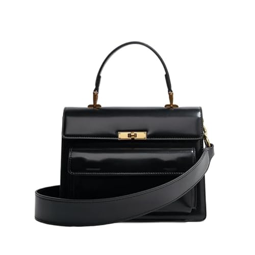 Sac à bandoulière vintage femme petit sac à main noir marron tendance