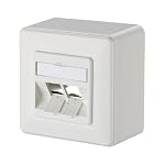 METZ CONNECT – METZ CONNECT Keystone Anschlussdose AP 2 Port unbestückt rei