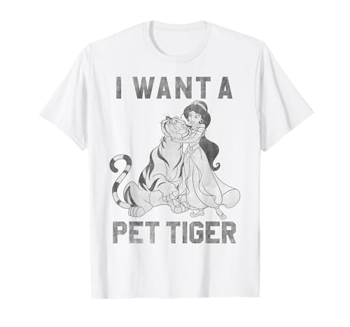 T-shirt Jasmine Disney coton doux anti irritation pour fan
