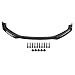 Für A3 Spoiler - Frontspoiler - Frontspoiler Lippe,Auto Frontstoßstange Lippenabdeckung Dekor Auto Frontstoßstange Canard Lip Splitter Body Schaufeln Diy Dekoration Refit Für B9 17-18(Kohlenstoffmust