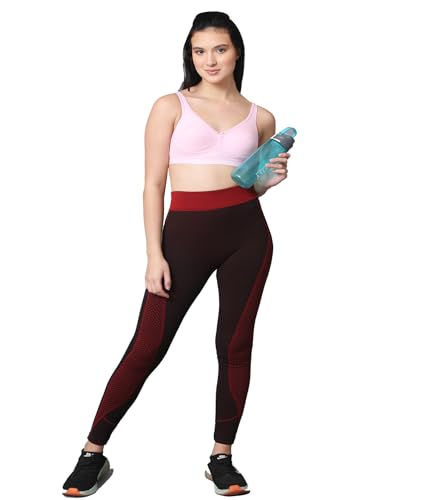Image of Pack of 1 Non Padded Wire Free Seamless Full Coverage Sports Bra