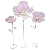 BIEJUJX Giant Flower Decoration for Wedding Background, Party Decoration, Birthday Party, Photography Props, Shop Window Props, Banquet, Stage, Mall Display (Pink B)