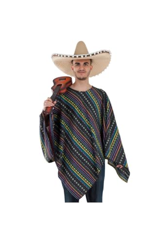 DISBACANAL Poncho Mexicain adulte - Adulte