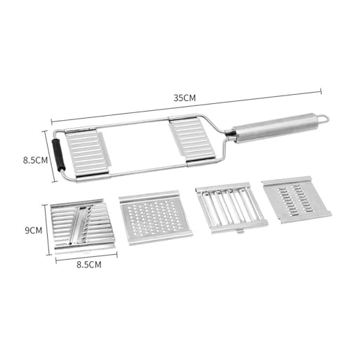Rallador de acero inoxidable 3 en 1 con mango largo miniatura 2