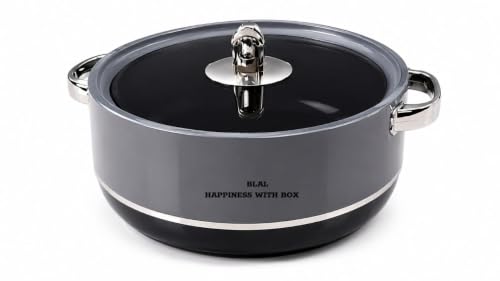 Image of Deluxe Decor Inner Stainless Steel Insulated Casserole Thermoware Casserole (Black)
