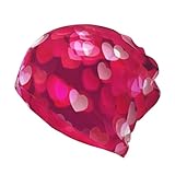 Bonnet souple imprimé cœur Saint-Valentin pour homme et femme Tissu : ce bonnet d'hiver pour homme est fabriqué à partir de matériaux très extensibles, le bonnet thermique tricoté peut être étiré plusieurs fois et gardera sa forme sans déformation, beaucoup d'élasticité et un ajustement parfait, convient à la plupart des femmes et des hommes.