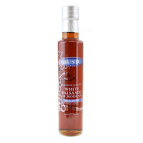 Giusto Sapore Aged Golden White Balsamic Vinegar of Modena 8.5oz - Premium Italian