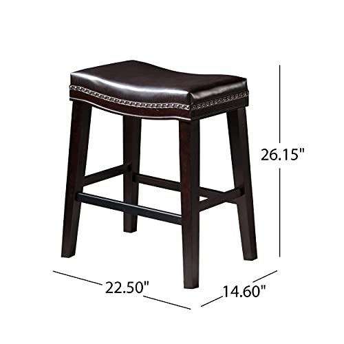 Christopher Knight Home Kainu Counter Stool, Dark Brown #TOP2