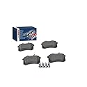 Bosch BP460 - Auto Bremsbeläge hinten - Bosch-Qualität - für leises Bremsen mit wenig Staub - ECE-R90 zertifiziert - kupferfrei - 1 Set mit 4 Bremsbelägen - Mit Zubehör