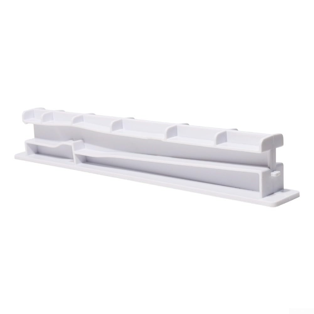 Riel deslizante W10671238 de carril medio para cajón de frigorífico Kenmore y Amana blanco