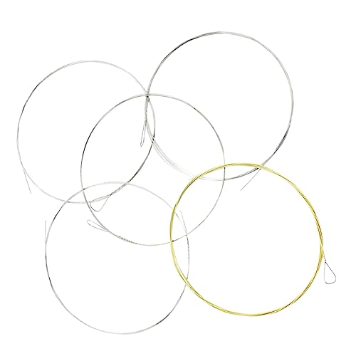 Parliky 5stücke Saiten Banjo-saiten Praktische Multi-use Ersatzsaiten Aus Beschichtetem Kupferlegierung Für Professionelle Musiker Und Hobbyisten Langlebig Und Leicht Zu Wechseln