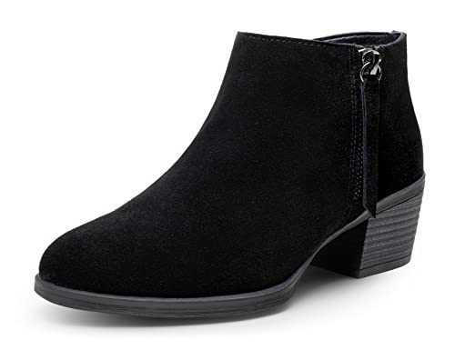 Vepose Women's 9001 Suede Leather Ankle Boots, Dressy Short Booti...
