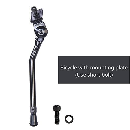 N+1 Bike Kickstand -Adjustable Aluminum Alloy Center Mount Bike Kickstand For 20"-28" Inch Mountain Bikes, Road Bikes, Bmx, Mtb, And Kids’ Bicycles #TOP3