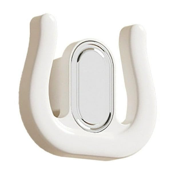 STARLIX Wall Mounted Slipper Holder – Self-Adhesive Shoe Rack Hook, Space-Saving Organizer for Slippers & Sandals, Durable Plastic, Waterproof, No-Drill Easy Installation for Home & Bathroom-image-1