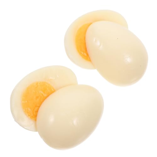 Uova finte da gourmet: modelli di cibo finto adatti per cucina, tavolo da pranzo, decorazioni da bar, ciotole per fruttiere, matrimoni, oggetti di scena educativi, uova artificiali finte