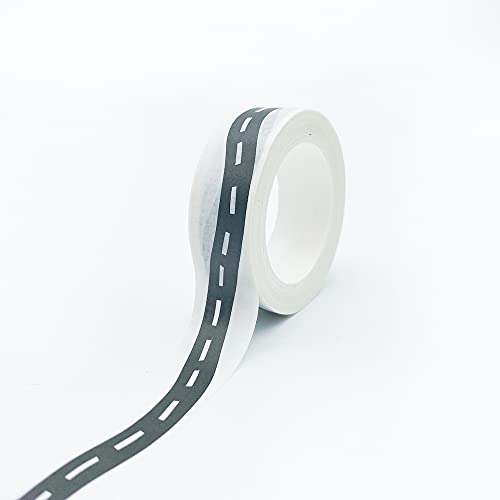 YUBX Railway Road Washi Tape Set di 4 rotoli di