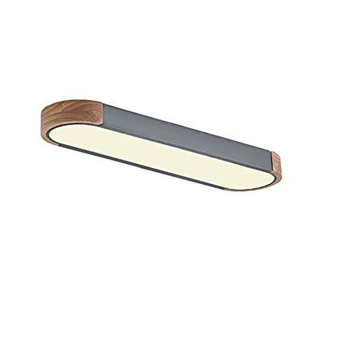 Plafonnier LED scandinave gris 65 cm luminaire de plafond tricolore