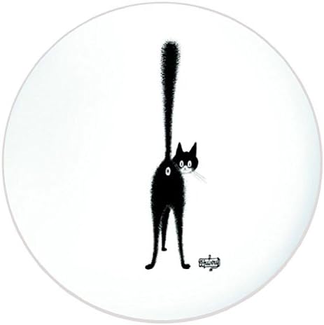 Dubout Cats White Ceramic Plate