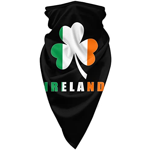 Irish Ireland Flag Clover Unisex Desert Dustproof Face Balaclava Magic Scarf Riding Face Towel Balaclava