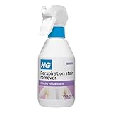 HG Perspiration Stain Remover Spray, Yellow & White Stain Remover for Clothes, Laundry Pre Treatment Fabric Stain Remover & Smell Remover, Antiperspirant & Sweat Mark Remover for Shirts & Tops - 250ml