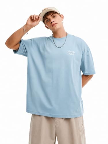 Image of ColorChakra Oversized Tshirt for Mens Down Shoulder Loose fit t-Shirt Men Oversize t-Shirt M to 4XL