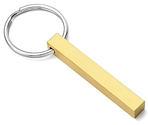 Image of Personalized Custom Message Names Bar Keychain
